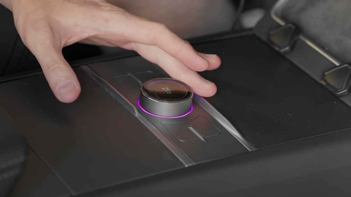 S3XY Knob and Buttons in Ryan Shaw's Tesla