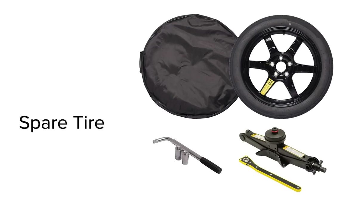 Modern Spare Tire Kit in Ryan Shaw's Tesla