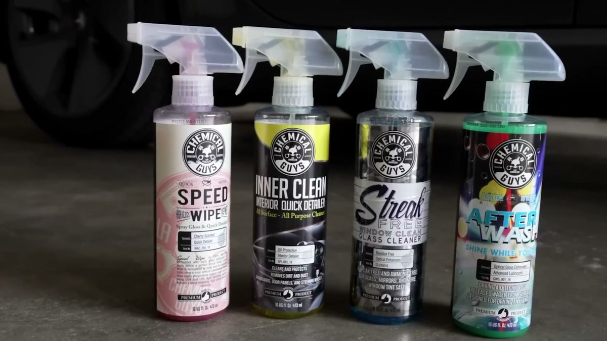 Tesla Cleaning Kit in Ryan Shaw's Tesla